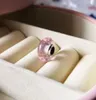 2 SZTUK 925 Sterling Silver Wrube Pink Mushing Fizzle Murano Szklane Koraliki Fit Pandora Charm Bransoletki Naszyjniki