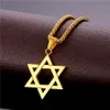 Je magen estrela de david colar masculino feminino bat mitzvah presente israel judaica hebraico jóias hanukkah pingente colares