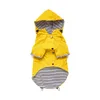 Suprepet roupas de estimação roupa para filhote de sopa impermeável jaqueta à prova de chuva à prova de chuva esporte hoodies hoodies popa perro 210729