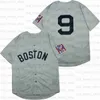 Retro Baseball Home Jersey numéro 34 David Ortiz 41 Chris Sale 72 Garrett Whitlock maillots BLANC NOIR GRIS