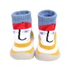 Calzini Natale Bambini Indoor Ragazzi Ragazze Suola in gomma morbida Scarpe per bambini Baby Walking Inverno Addensare Pavimento antiscivolo