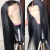 Maleisisch Human Maagd Haar 13x6 Kant Frontale Pruiken 12-32Inch Silky Straight Remy Products Gratis Deel Verstelbare Band Pruiken Natuurlijke Kleur