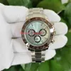 JH Maker top men Wristwatches Watches 40mm 116506 Chronograph work ETA CAL 4130 Movement Stainless 316L Mechanical Automatic Mens 324g