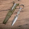 Commerci all'ingrosso Benchmade BM176 176 D2 Coltello dritto Tattico Lama fissa Caccia di campeggio esterna Sopravvivenza Tasca Utility Strumenti EDC Salvataggio Slef Coltelli da difesa