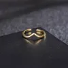 Mode band teen ringen open verstelbare hart lichaam sieraden voor vrouwen meisje verjaardagspartij geschenken