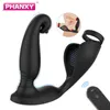 Vibrators Vibrators Phanxy Anal Plug для мужчин простат -массажер мастурбаторов женщины влагалище стимулятор дистанционного управления дистанционное управление ание