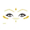 Сексуальное солнце / луна / звезда временная татуировка золотое лицо водонепроницаемый татуичный макияж продукта для лица наклейки глаза наклейки для глаз женщины вечеринка
