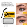 Jabón para cejas Gel para peinar cejas 3D Cera para cejas Maquillaje Gel de ajuste de cejas de larga duración Bálsamo transparente impermeable Pomada Cosméticos Beso belleza