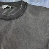 남자 티셔츠 하이 스트리트 조수 브랜드 편지 인쇄 예수 제한 세탁 물 사용 얇은 스웨터 긴팔 티셔츠
