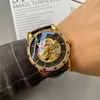 Orologi da polso Stilisti Design Orologio di lusso All'interno Colleziona Ripristino di antichi modi Modernismo Il cinturino da lavoro è sostituibile Movimento scavato