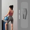 Summer Cycling Women Yoga Shorts High Waist Seamless Hip Up Tights Elastic Sport Push Running Fitness Gym Pants Outfit