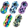 Game Fidget Pad Toy Spinner Rainbow Coloful Camo Controller ADHD Autism Anxiety Stress Relief Fun Magic Desk Handle Squeeze Toys Antistress for Adults DHL