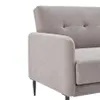 Vardagsrumsmöbler Orisfur Linen klädda moderna konvertibla fällbara futonbäddar för kompakt bostadslägenhet DO4501819