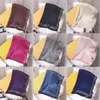 Designers Scarf Gold Thread Silk and Cotton Classic Styles Long 180x70 10Colors Scarves Shawl No Box