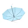 Ombrello automatico da 3 pieghevoli per ragazza, da pioggia, da donna, resistente al vento, portatile, da lavoro, all'aperto, alla moda, per bambini, ombrellone da uomo