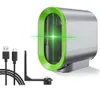 Niveau laser de 2 lignes LI-ION Nivellement rechargeable Li-ion Battery Green Beam Cross Line avec outil de trépied Mode Pulse