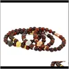 dark brown beads