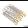 Notions Tools Apparel Drop Delivery 2021 Large Eye Blunt Knitting Sewing Needles 180Pcs Metal Weaving Needles For Kids Wool Crochet Darning Y