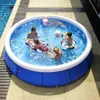 Spashg Outdoor Paddling Pool Yard Garden Familj Kids Spela Stora Vuxna Spädbarn Uppblåsbara Swimmingpool Barn Ocean Plus Party