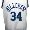 Hillcrest # 34 Ray Allen bule maglia da basket bianca cucita maglie personalizzate con qualsiasi nome numerico