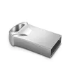 مصغرة المعادن عصا الفضة الذهب المعادن USB فلاش محركات 2.0