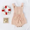 Baby Girls Knitting Romper Knitted Overalls Clothes born Girl Fashion Boys Sweater s 210429