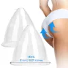 2pcs 21cm King Size Aspirazione Aspirazione Blu XXL Tazze con tubo sottovuoto per sexy europeo American American Femmina Sollevamento del seno