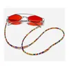 Boho Style Beads Lunettes de soleil Chaîne 70cm Femmes Fille Voyage Beach Beach Eyeglasses Accessoires pour Gift Party 4 Styles
