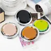 10 Colors Crystal Metal Little Mirrors Portable Pocket Mini Cosmetic Mirror Round Women Cosmetics Clamshell Looking Glass RRE10439