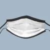 Zwarte wegwerp gezichtsmaskers voor volwassen 3-laags beschermende masker 50pcs / bag