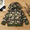 Baby / Peuter Boy Camouflage Hooded Jacket 210528