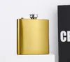 mixed colored 6oz painted stainless steel hip flask with screw cap,customized logo accept