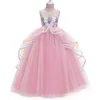 Vintage Flower Girls Dress for Wedding Evening Children Princess Party Pageant Long Gown Kids Dresses Formella kläder 2201104819257