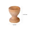 Bouteilles de rangement pots 6pcs porte-œuf en bois pratique de Pâques de bricolage de bricolage Tool8089119