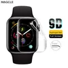 Mjuk hydrogel full skärmskyddsfilm för Apple Watch 38mm 42mm 40mm 44mm Hempered Iwatch 654321 Not Glass6985801