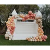 açık hava aktiviteleri 13x13ft 4x4m Brithday Wedding Party339U için Beyaz Şişirilebilir Bouncy Kalesi