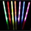 Decoración de fiesta 48CM 30PCS Glow Stick Led Rave Concierto Luces Accesorios Neon Sticks Juguetes en la oscuridad Cheer