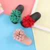 Summer Kids Girls Slippers Princess Indoor Home Shoes Fashion Flower Beach Slippers Children Outdoor Sandals Water Flip Flops 210713