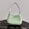 Mulheres designer sacos de alta qualidade hobo bolsas bolsas de lona moda brilhante bolsas escovado bolsa de ombro de couro escovado