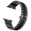 Bracelet en métal Bracelet en acier inoxydable pour Apple Watch Series 7 6 5 4 SE Bandes avec adaptateur Connecteur Bracelet de remplacement Iwatch 45mm 41mm 38 42mm 40mm 44mm Bracelet de montre