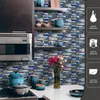 Art3D 30x30cm peel en stick backsplash tegels in marmeren 3D muurstickers zelfklevend waterdicht voor keuken badkamer slaapkamer wasruimtes, wallpapers (10 vel)