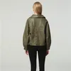 Femmes Bomber Manteau Faux Cuir Veste Femme Biker Manteaux Vintage Punk Outwear Rouge Vert Court Moto Vestes 210430