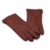 Fingerless Gloves Harssidanzar Mens 2021 Design Genuine Leather For Winter
