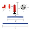 Portable Kids Football Goal Door Gate Toy Set Baby Soccer Ball Kit med pumpar Inomhus och utomhussporter