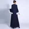 Etnische kleding Open Abaya Dubai Turkije Islam Bangladesh Arabische Moslim Maxi Chiffon Jurk voor Dames Vestido Robe Longue Kimono Femme Musulma