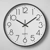 Wall Clocks Mint Green Nordic Clock Minimalist Thick Border 3D Watch Reloj De Pared Home Decor For Youth Room