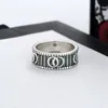2021 Verkauf von Ringen hochwertiger Sterling S925 Real Silver Ring Fashion Man and Woman Band Versorgung Whole47712803654405