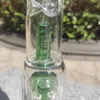 2021 16 인치 물 담뱃대 녹색과 파란색 4 가지 스타일 봉 유리 Dab Rig Clear Base Water Bongs 연기 파이프 14.4mm 암 조인트 대형 멀티 컬러