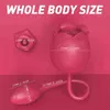 Nxy Sex Vibrators Rose avec Oeuf Oral Vagin Sucer Vibrateur Clitoris Léchage Stimulation Jouets pour Femmes Orgasme Masturbateur Féminin 1209