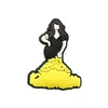 Оптовая артист певица Selena Croc Cronms Soft PVC Очаровательные аксессуары для засовызговой обуви Детский подарок